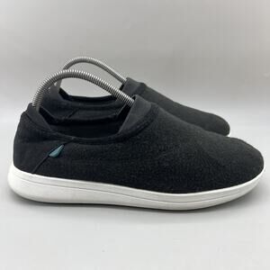 Vessi Sunday Slip On Slippers Men's Size 9 Black White Comfort Low Sandals Shoes